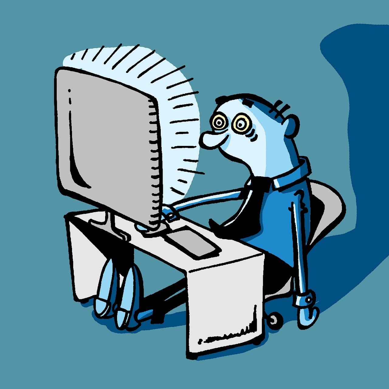 computer office worker job business 4552682