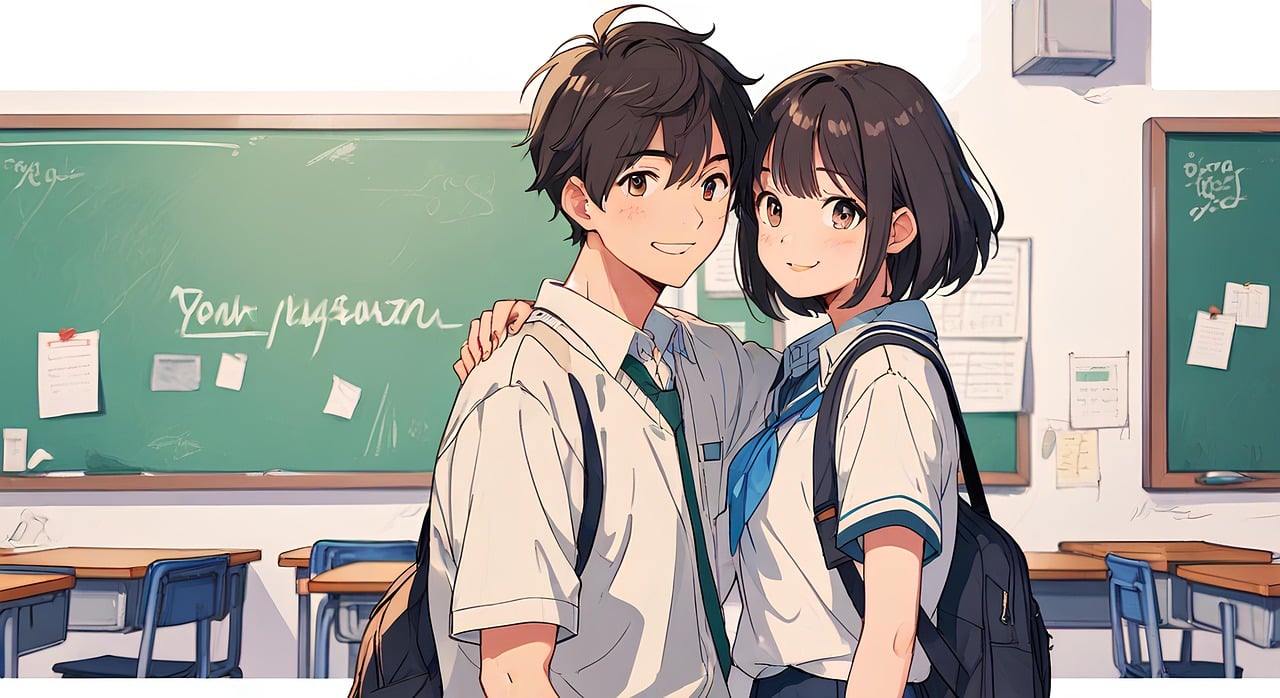 classroom student male and female 8800723